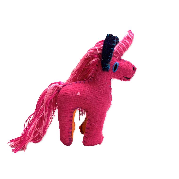 Lily the Unicorn: Repurposed Wool Boho Decor - Mexico Decor La Vie Bien Lily the Unicorn: Repurposed Wool Boho Decor - Mexico