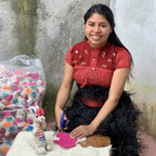 Lily the Unicorn: Repurposed Wool Boho Decor - Mexico Decor La Vie Bien Lily the Unicorn: Repurposed Wool Boho Decor - Mexico