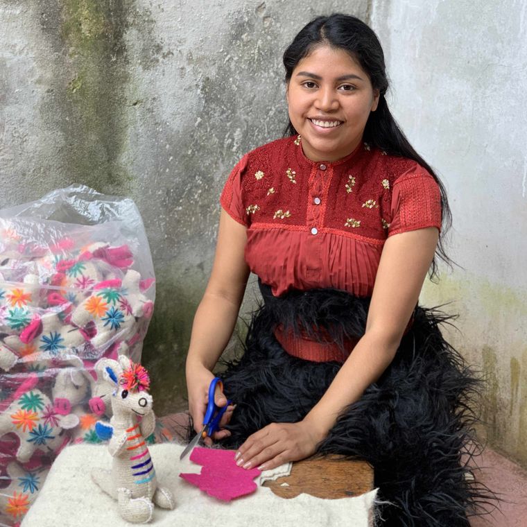 Lily the Unicorn: Repurposed Wool Boho Decor - Mexico Decor La Vie Bien Lily the Unicorn: Repurposed Wool Boho Decor - Mexico