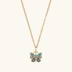 LIMITED EDITION: Vibrant Awakening Butterfly Charm Necklace