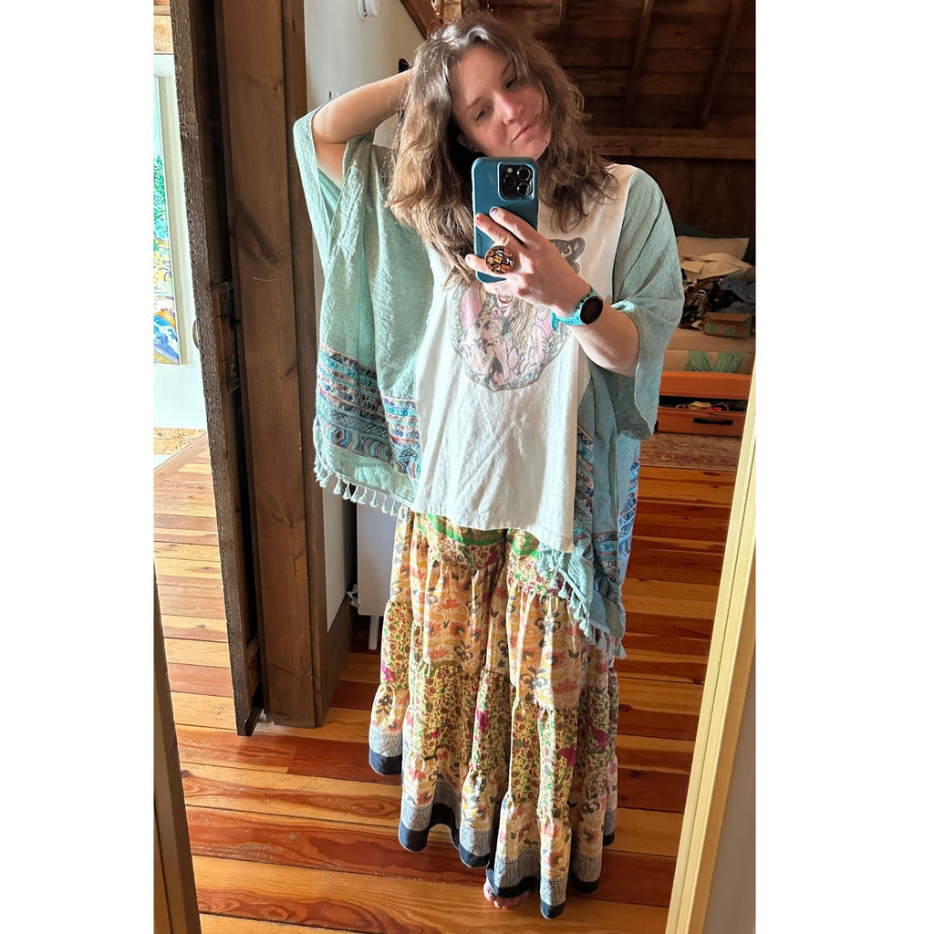 Limited Edition: Woodstock Dreams Fiesta Sunset Skirt Clothing and Accessories La Vie Bien Limited Edition: Woodstock Dreams Fiesta Sunset Skirt