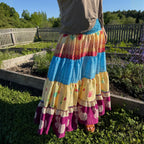 Limited Edition: Woodstock Dreams Fiesta Sunset Skirt Clothing and Accessories La Vie Bien Limited Edition: Woodstock Dreams Fiesta Sunset Skirt