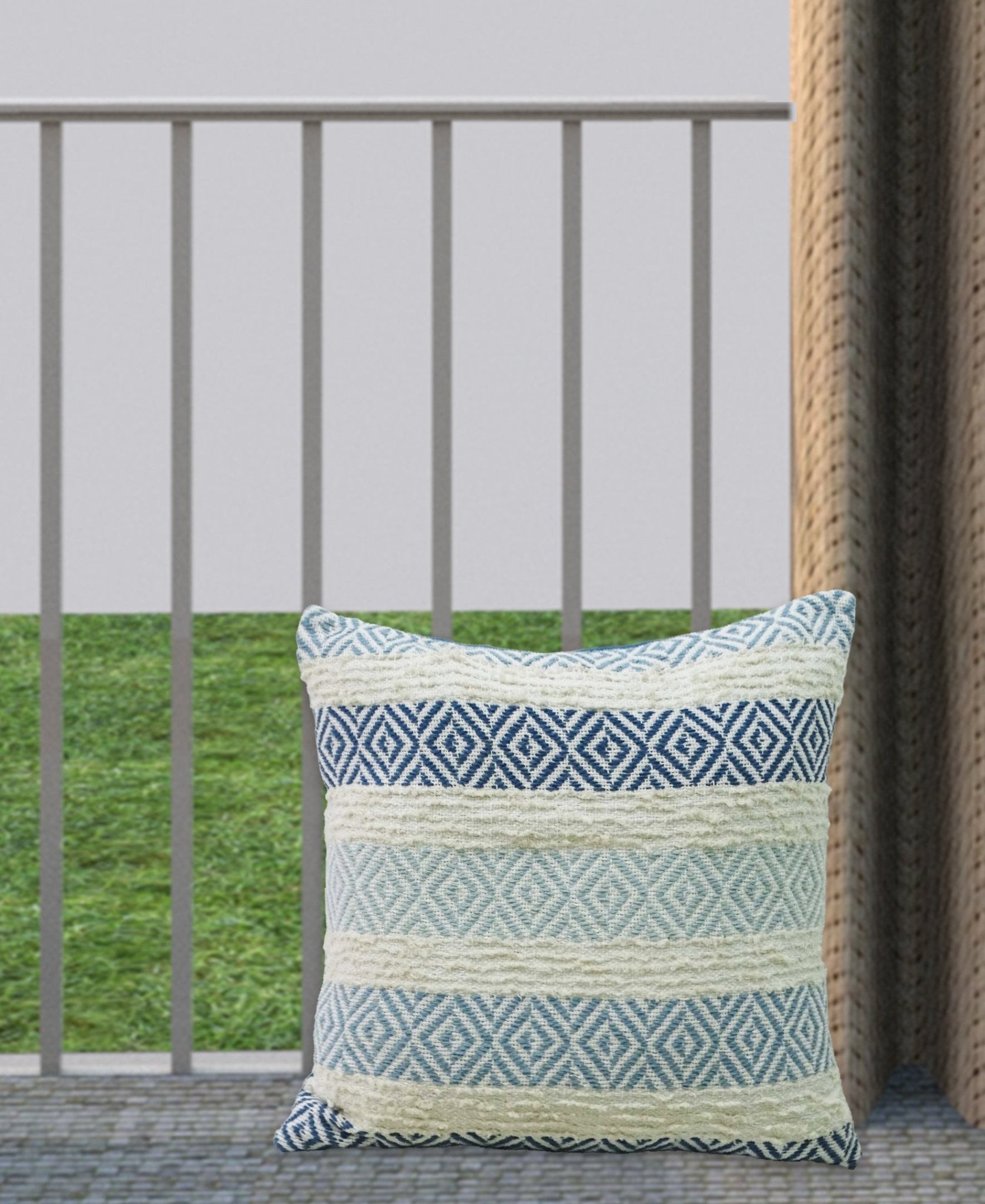 Linden Street Handwoven Weave Textured Stripe Pillow Throw Pillow La Vie Bien Linden Street Handwoven Weave Textured Stripe Pillow