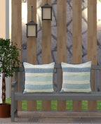 Linden Street Handwoven Weave Textured Stripe Pillow Throw Pillow La Vie Bien Linden Street Handwoven Weave Textured Stripe Pillow
