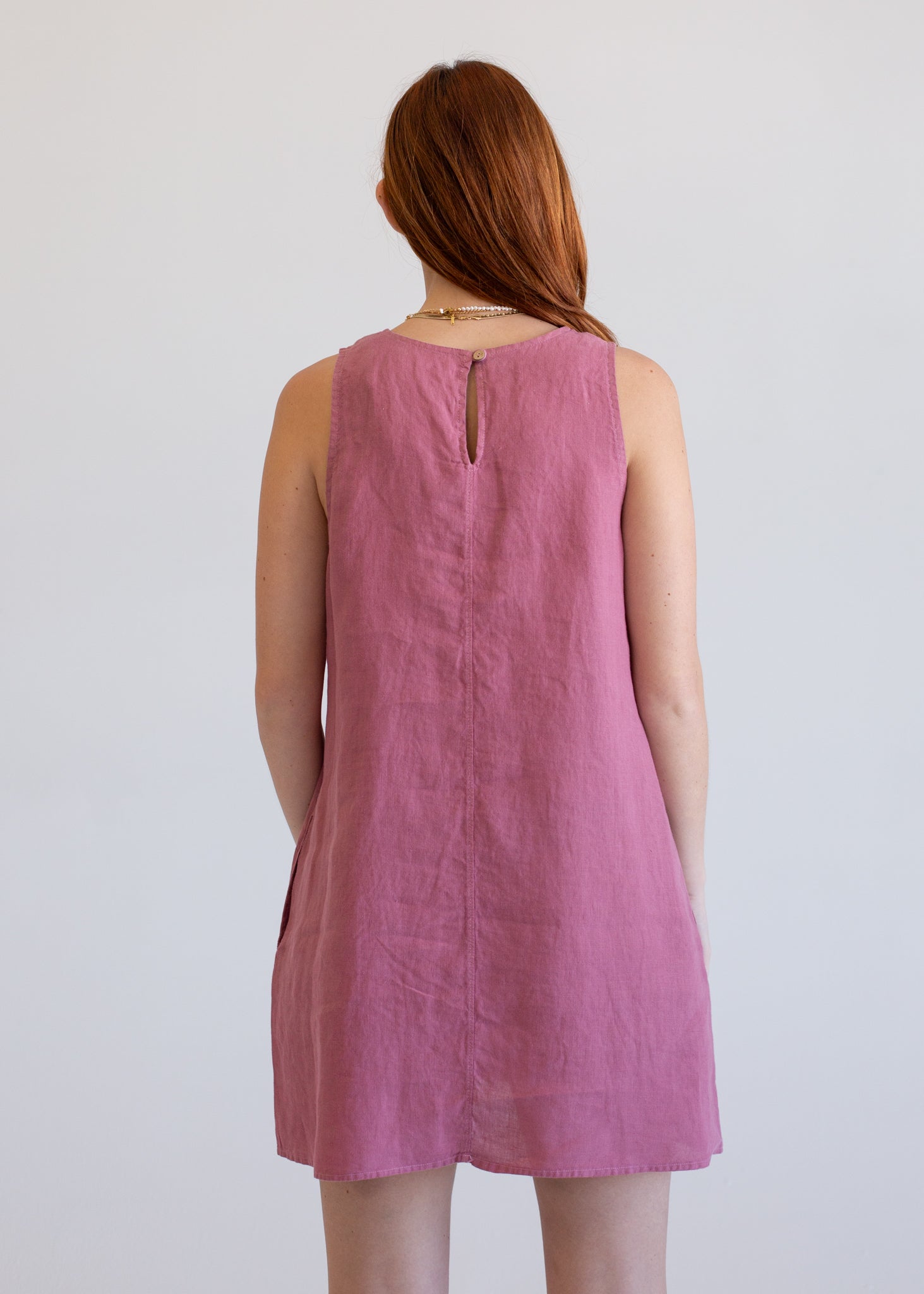 Linen Mini Dress