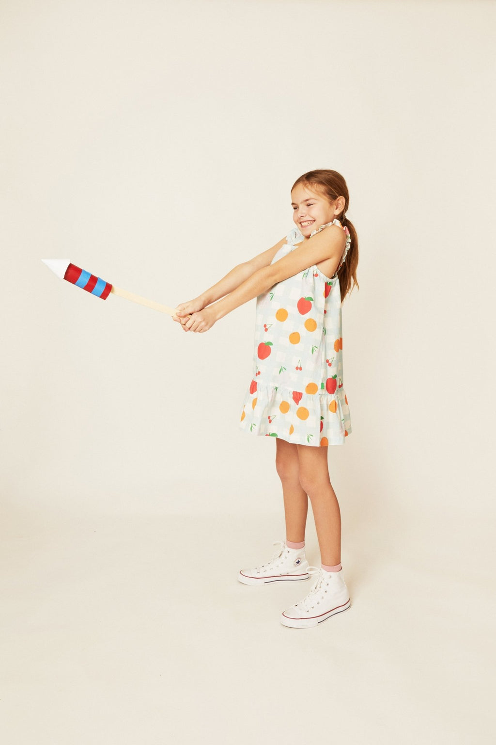 Linen Picnic Kid Ruffle Dress Dresses La Vie Bien Linen Picnic Kid Ruffle Dress