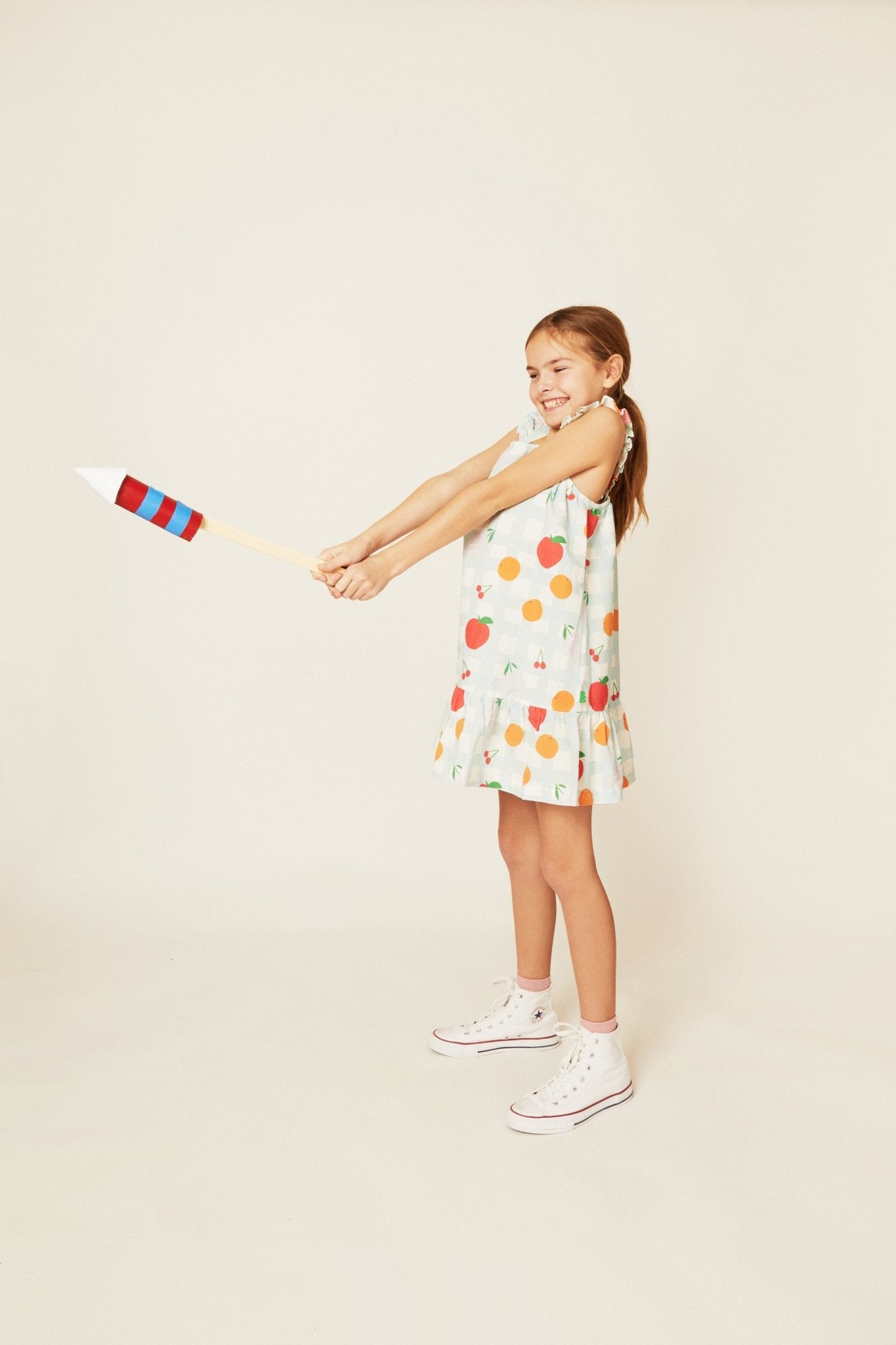 Linen Picnic Kid Ruffle Dress Dresses La Vie Bien Linen Picnic Kid Ruffle Dress