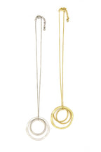 Linked Rings Pendant Necklace