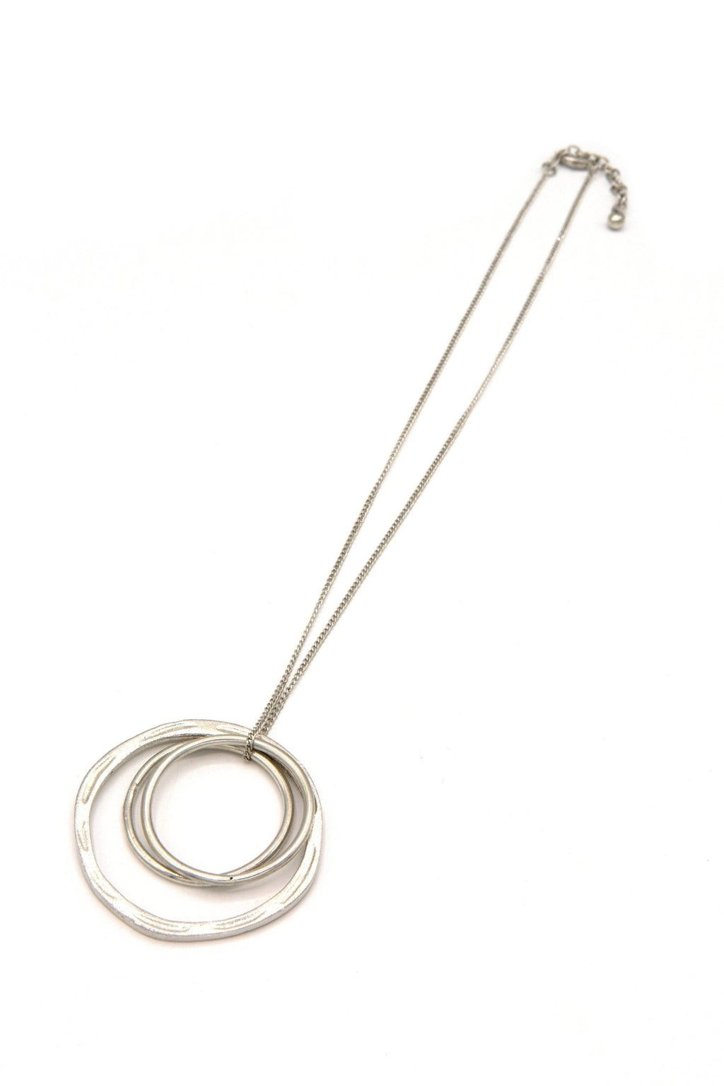Linked Rings Pendant Necklace