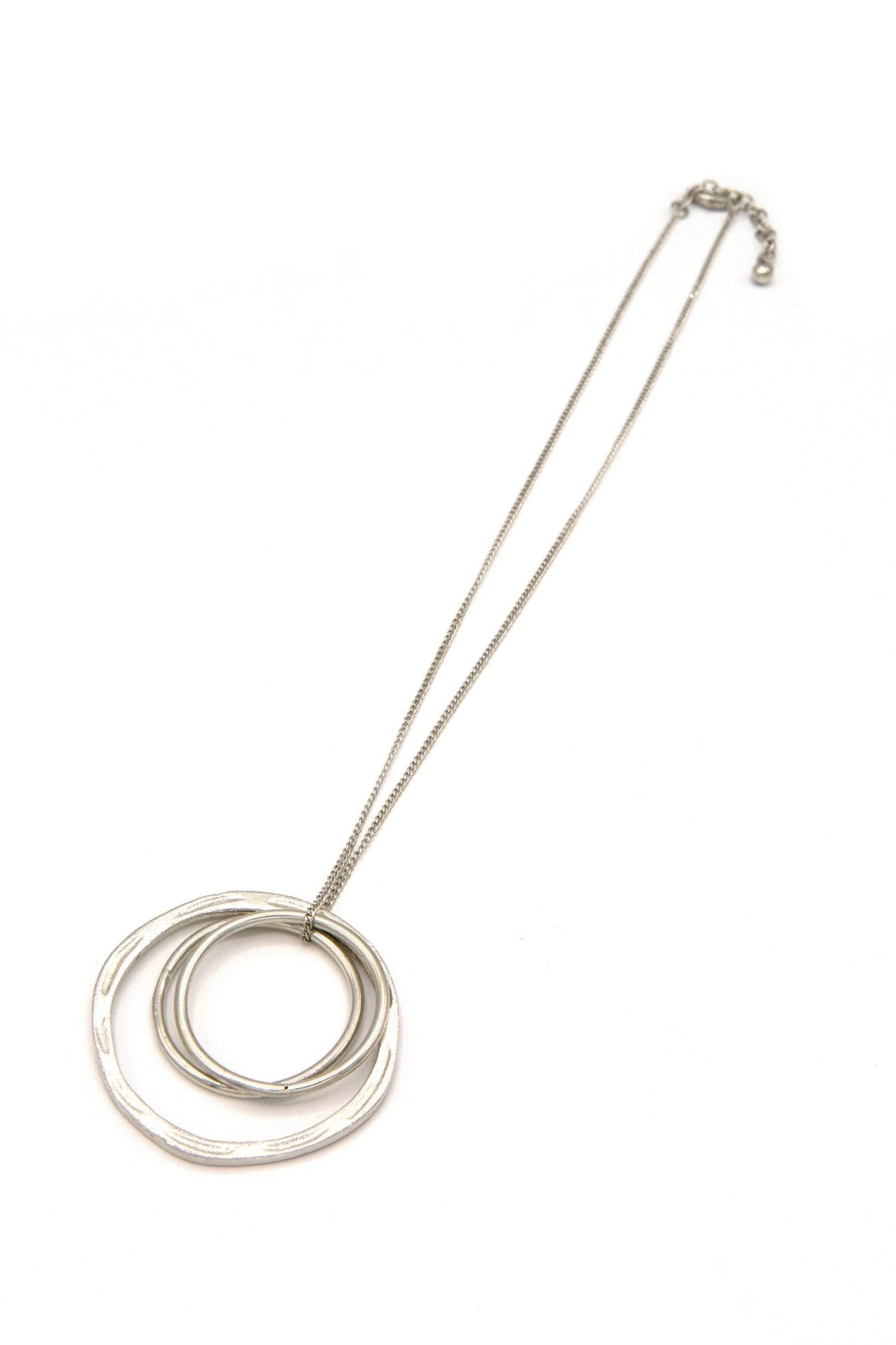 Linked Rings Pendant Necklace