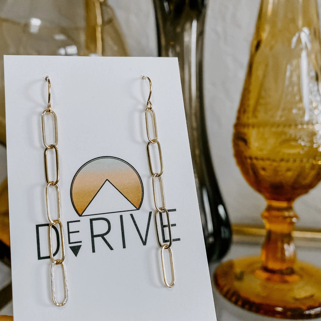 Linked Up Earrings by Derive Jewelry