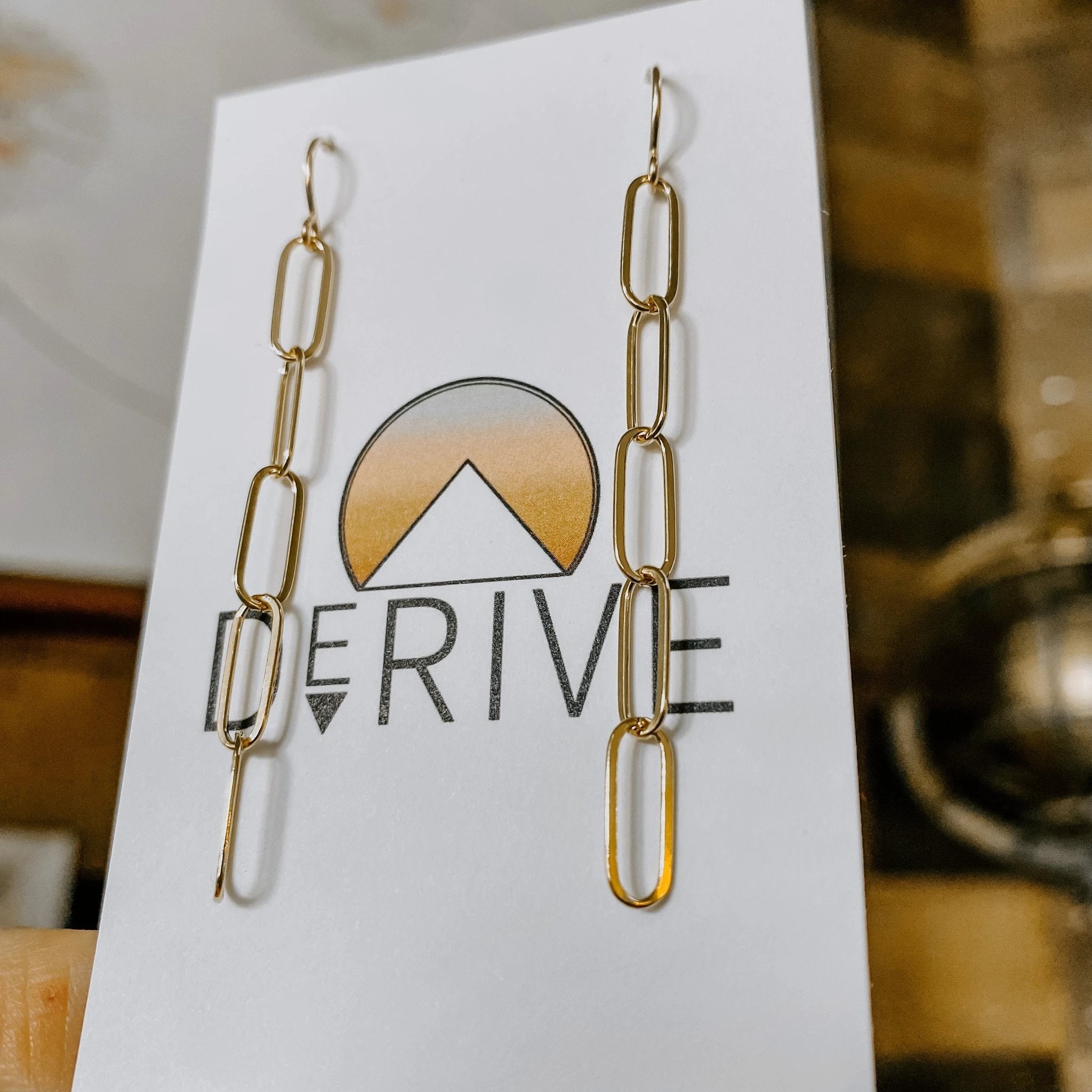 Linked Up Earrings by Derive Jewelry