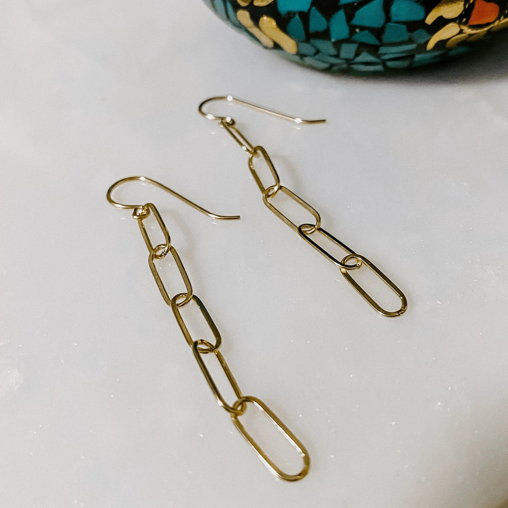 Linked Up Earrings by Derive Jewelry