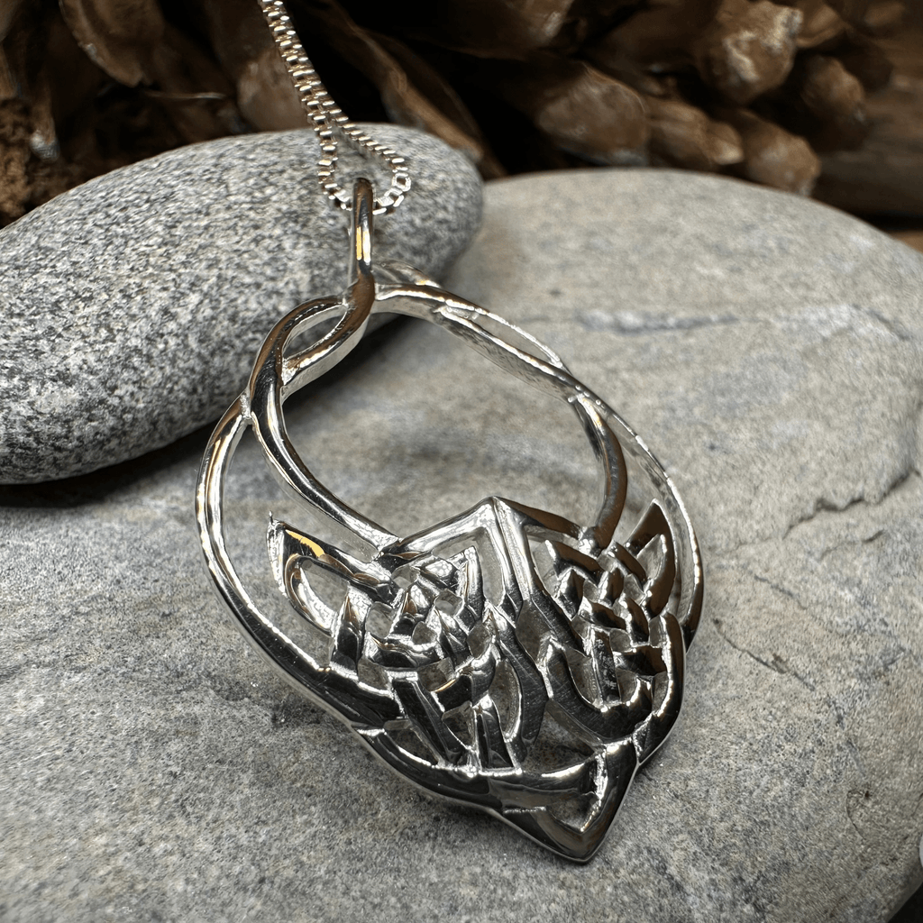 Lira Celtic Knot Necklace Pendant La Vie Bien Lira Celtic Knot Necklace