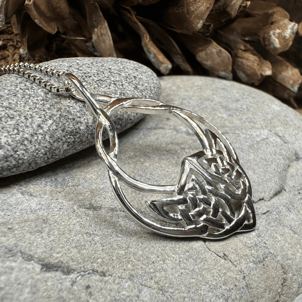 Lira Celtic Knot Necklace Pendant La Vie Bien Lira Celtic Knot Necklace
