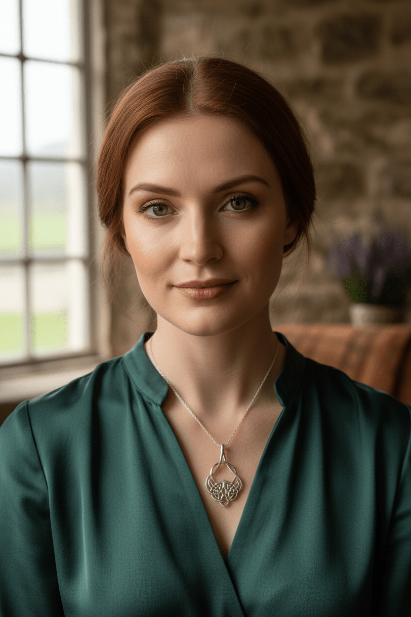 Lira Celtic Knot Necklace Pendant La Vie Bien Lira Celtic Knot Necklace