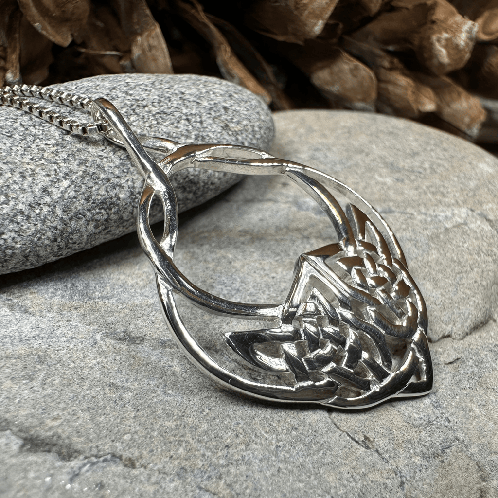 Lira Celtic Knot Necklace Pendant La Vie Bien Lira Celtic Knot Necklace