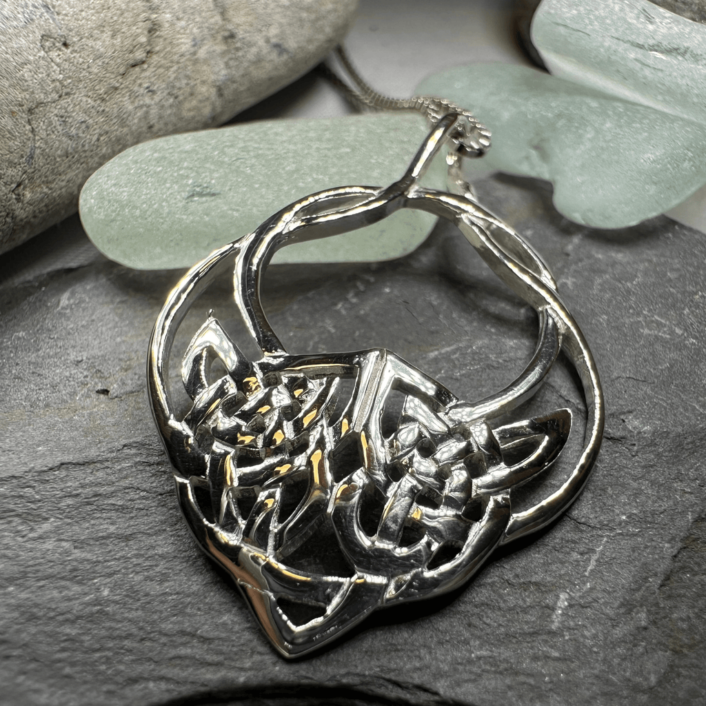 Lira Celtic Knot Necklace Pendant La Vie Bien Lira Celtic Knot Necklace
