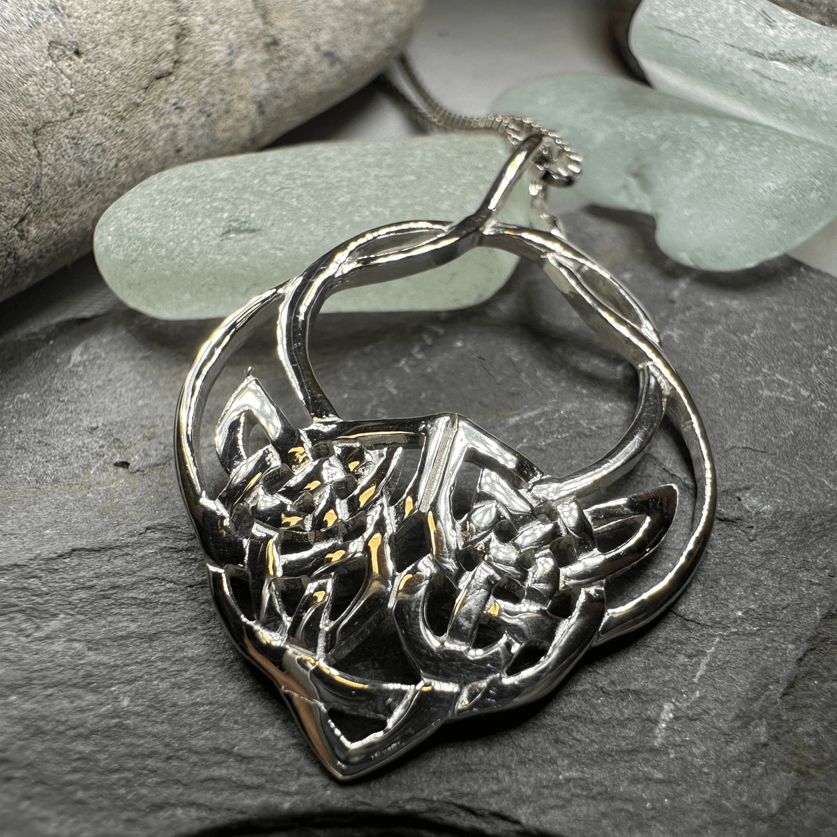 Lira Celtic Knot Necklace Pendant La Vie Bien Lira Celtic Knot Necklace