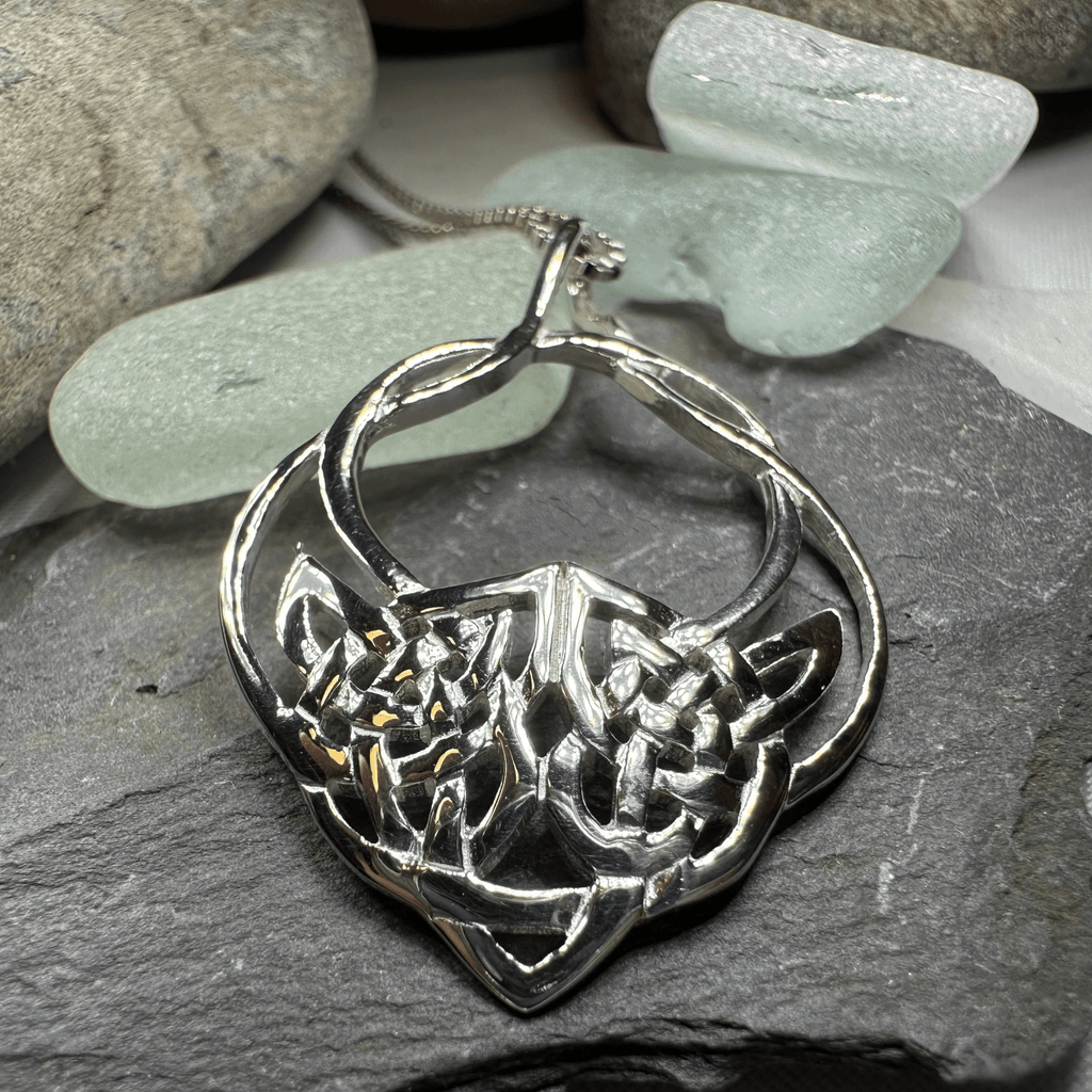 Lira Celtic Knot Necklace Pendant La Vie Bien Lira Celtic Knot Necklace