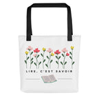 Lire, c'est savoir Tote bag for French book lovers by La Vie Bien