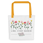 Lire, c'est savoir Tote bag for French book lovers by La Vie Bien