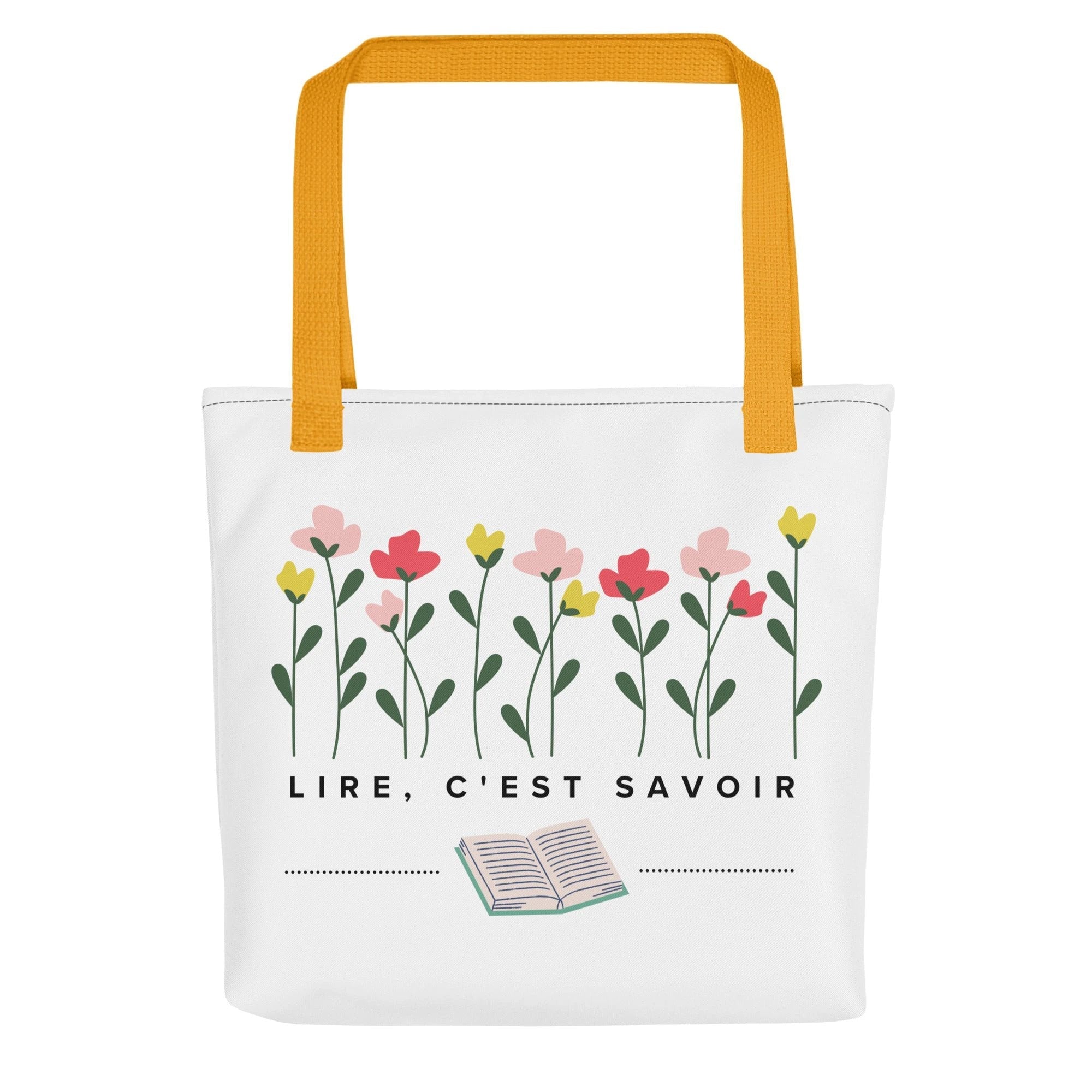 Lire, c'est savoir Tote bag for French book lovers by La Vie Bien