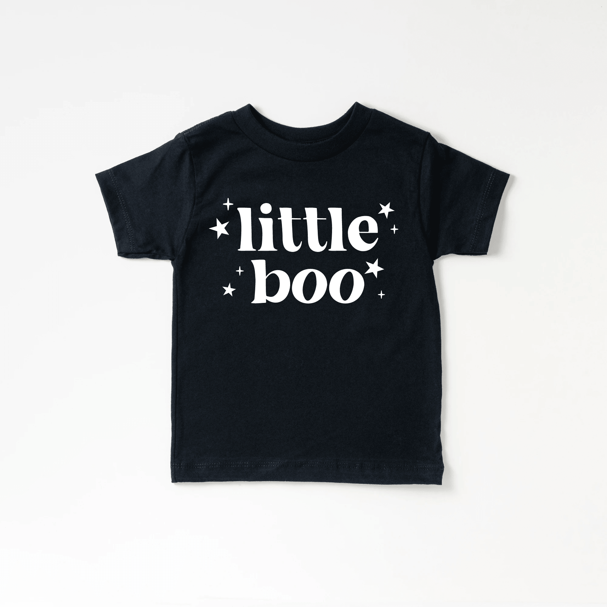Little Boo toddler and youth tee shirt, Halloween collection by Benny and Ray Apparel