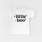 Little Boo toddler and youth tee shirt, Halloween collection by Benny and Ray Apparel