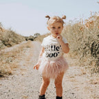 Little Boo toddler and youth tee shirt, Halloween collection by Benny and Ray Apparel