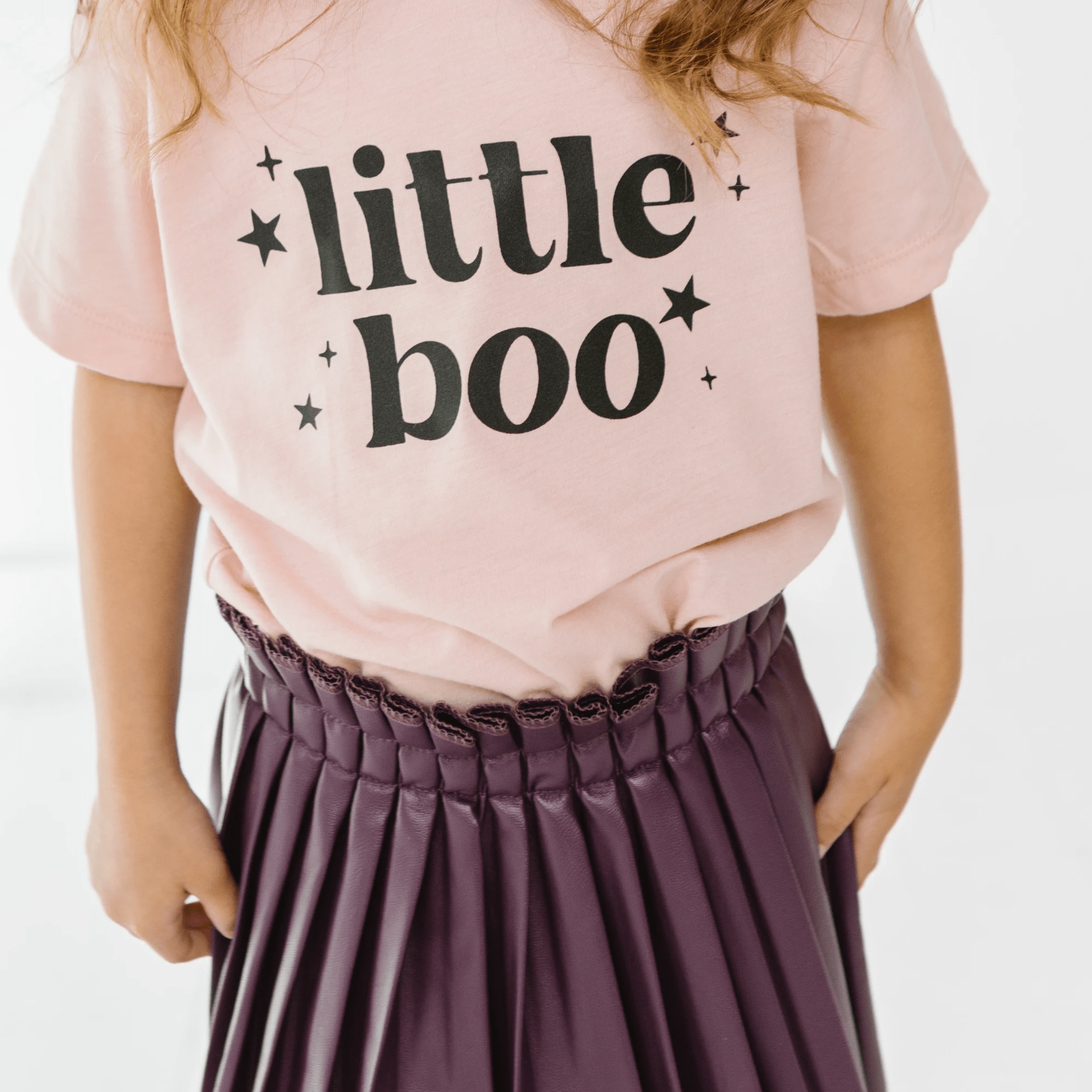 Little Boo toddler and youth tee shirt, Halloween collection by Benny and Ray Apparel