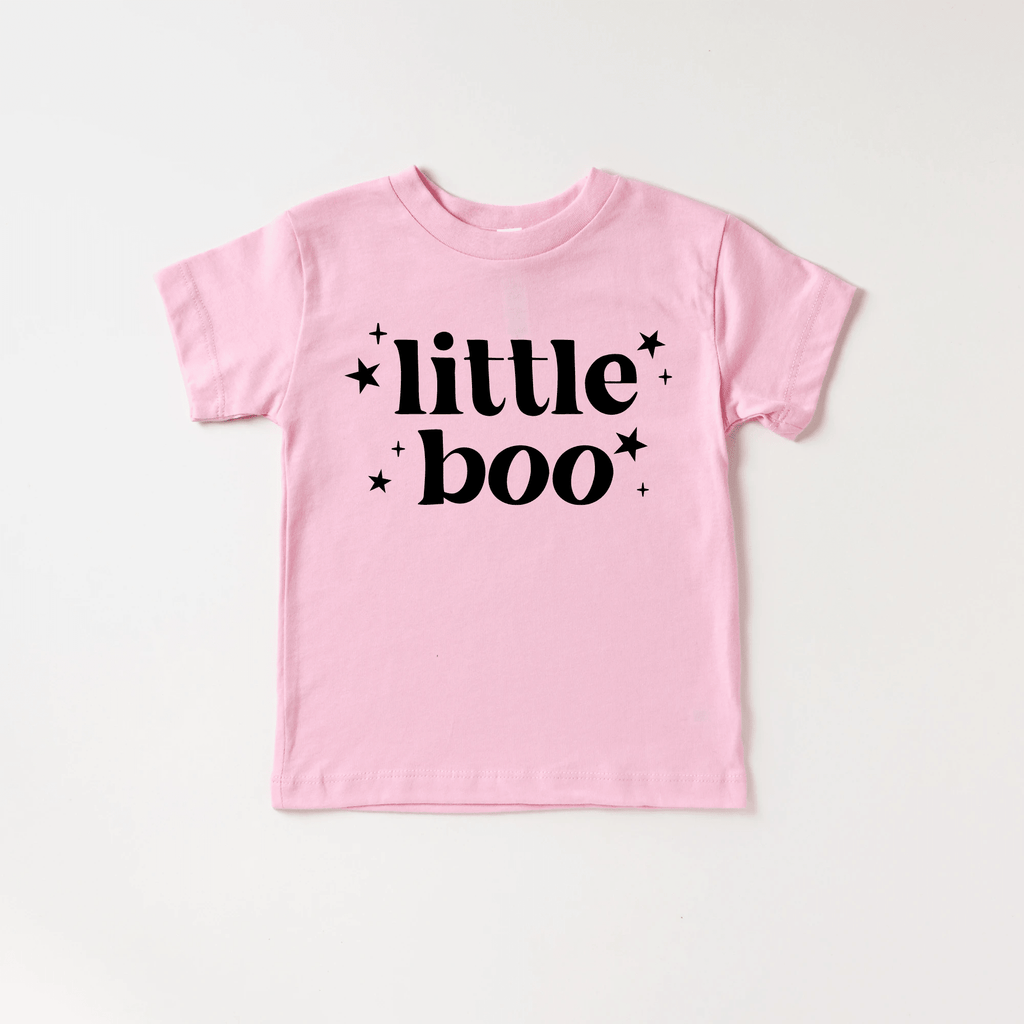 Little Boo toddler and youth tee shirt, Halloween collection by Benny and Ray Apparel