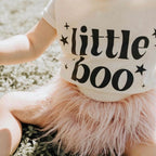 Little Boo toddler and youth tee shirt, Halloween collection by Benny and Ray Apparel
