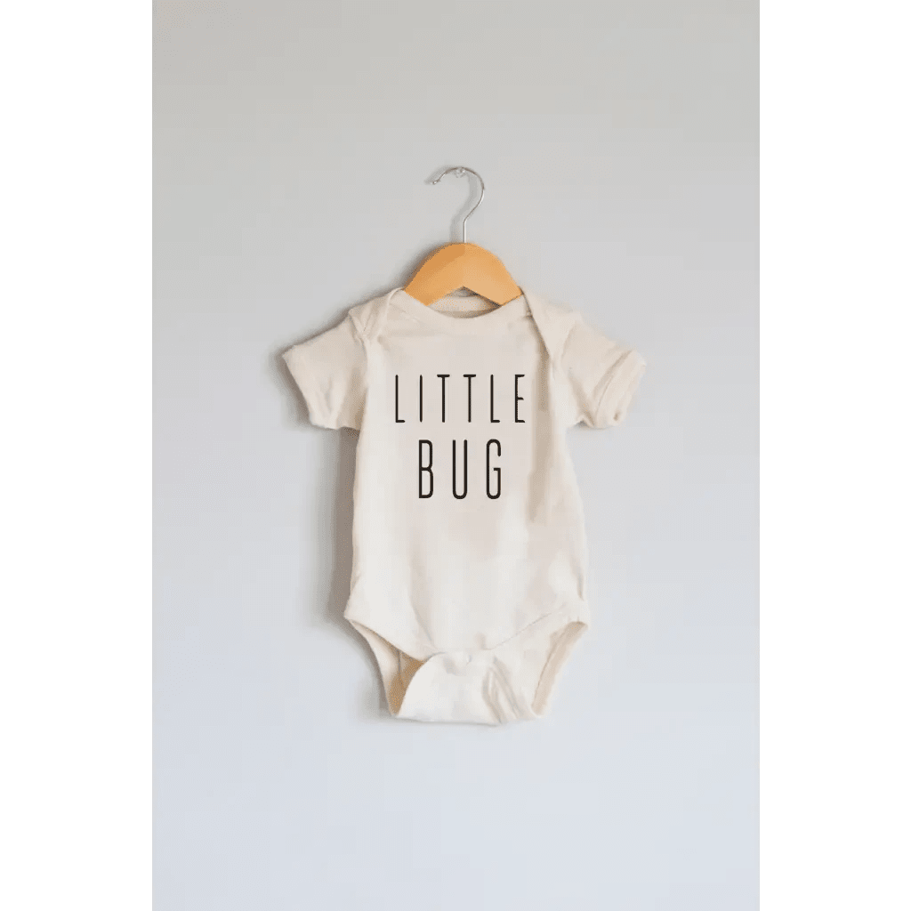 Little Bug Organic Cotton Baby Onesie by Polished Prints