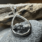 Little Hamish Highland Cow Necklace in Sterling Silver Pendant La Vie Bien Little Hamish Highland Cow Necklace in Sterling Silver