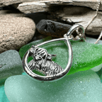 Little Hamish Highland Cow Necklace in Sterling Silver Pendant La Vie Bien Little Hamish Highland Cow Necklace in Sterling Silver