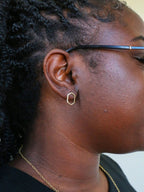 Little Hexagon Studs