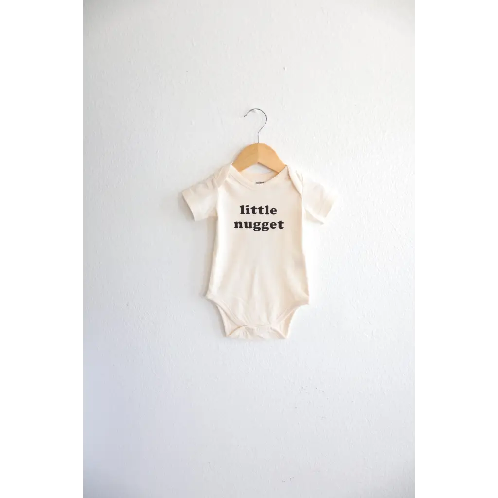 Little Nugget Organic Cotton Baby Bodysuit