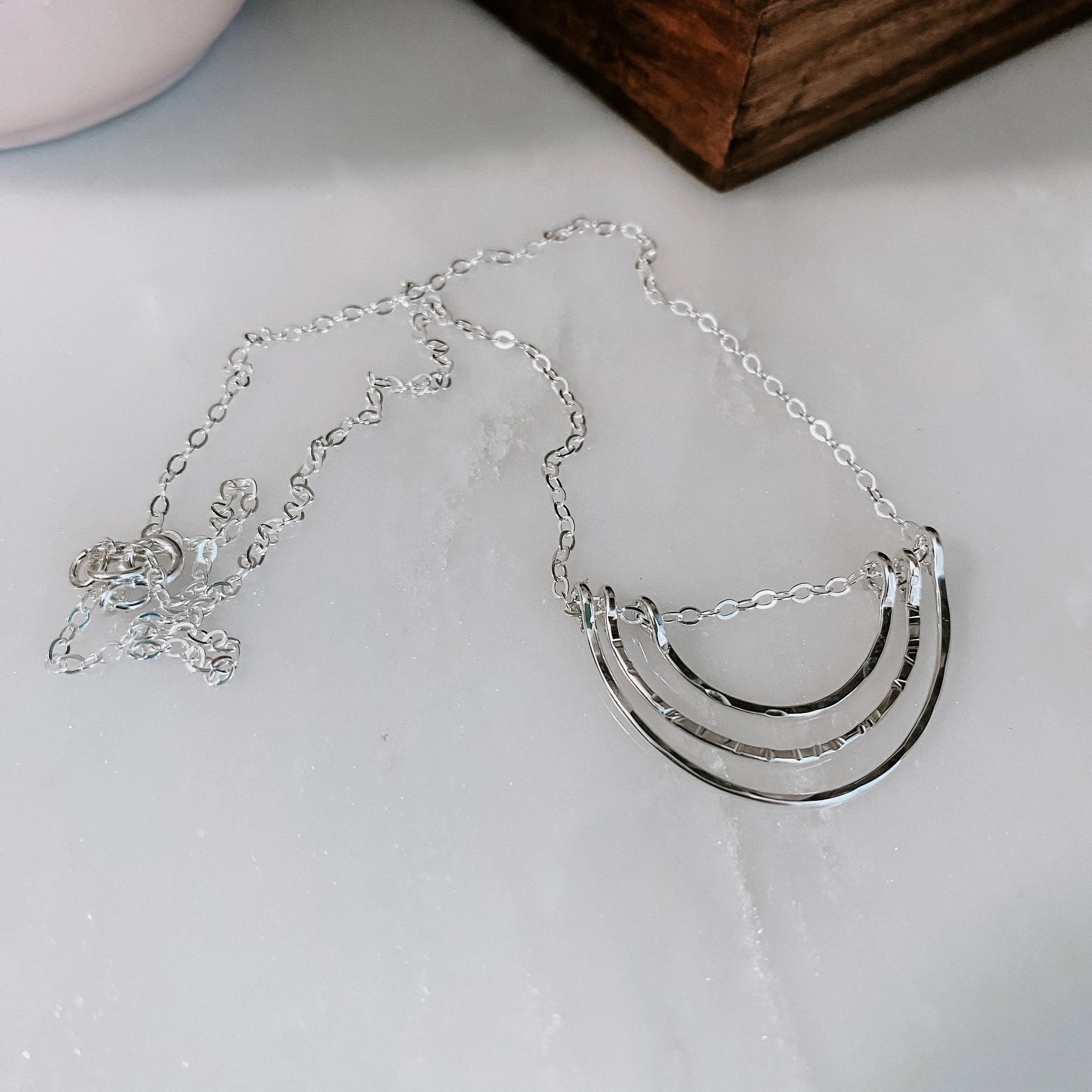Little Rainbow Necklace by Derive Jewelry