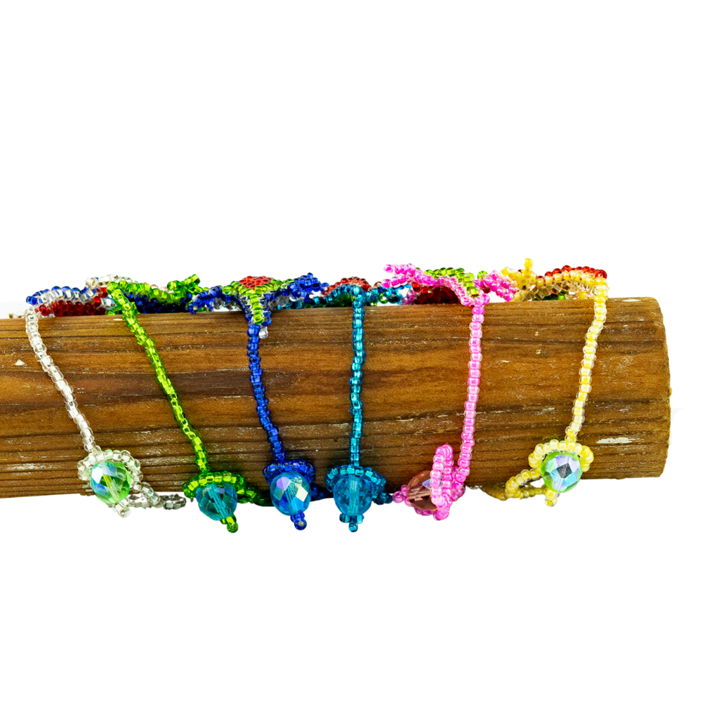 Lizard Seed Bead Kids Bracelet - Guatemala Bracelets La Vie Bien Lizard Seed Bead Kids Bracelet - Guatemala