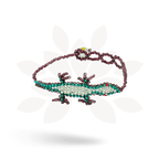 Lizard Seed Bead Kids Bracelet - Guatemala Bracelets La Vie Bien Lizard Seed Bead Kids Bracelet - Guatemala