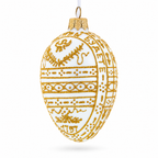 1898 Pelican Royal Egg Glass Ornament 4 Inches
