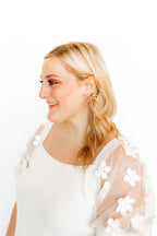 Lola Bow Earrings - Pink Sprinkles