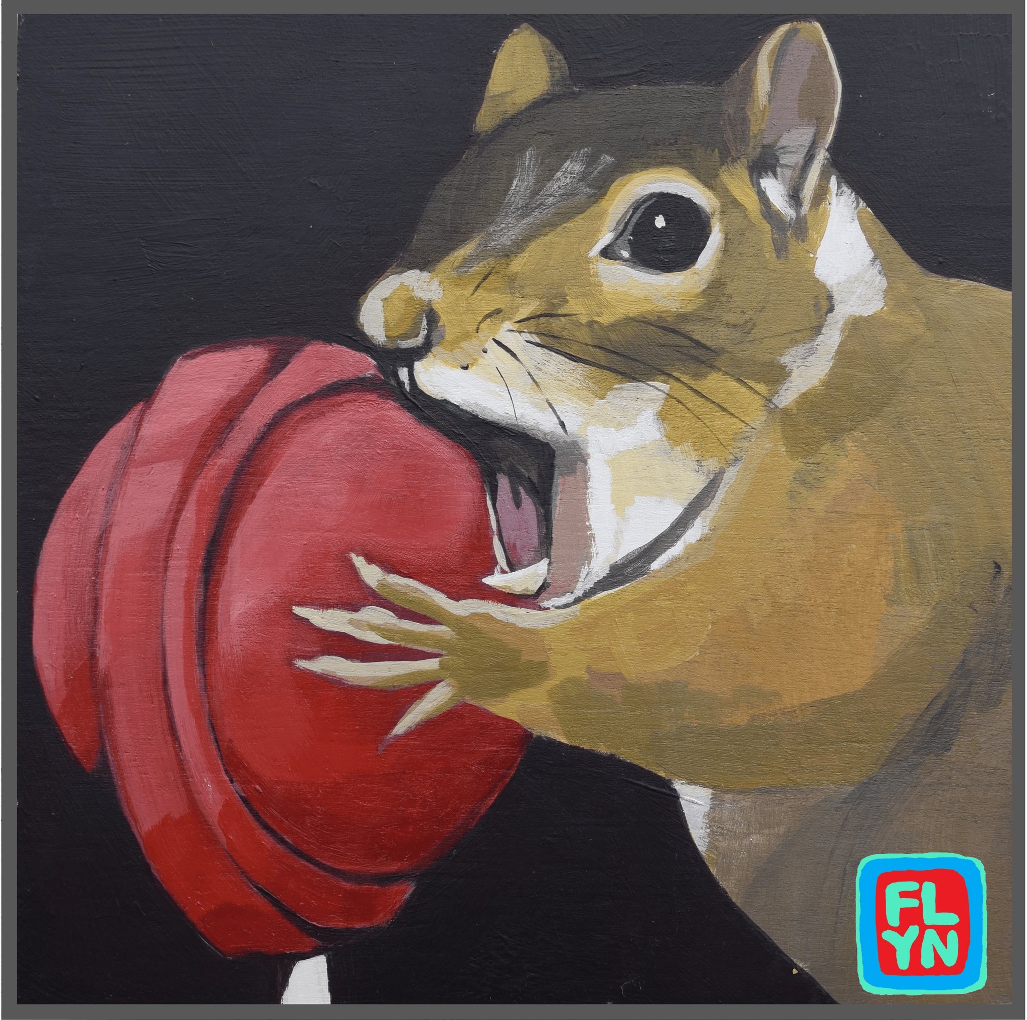 Lolly Squirrel Sticker by FLYNhats