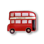 London Bus Shaped Dessert Plate, (8pcs)
