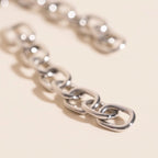 Long Chain Chunky Huggie Hoop Charms by Oh Clementine