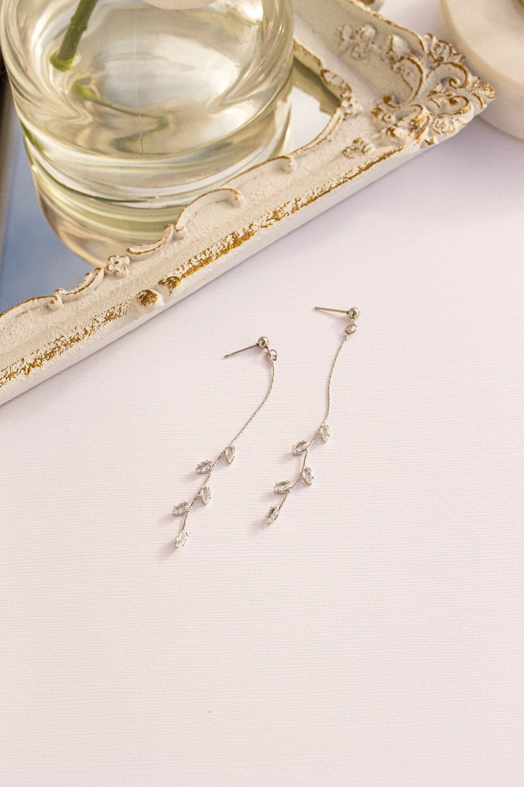 Long Daphne Dangle by Rose & Clay