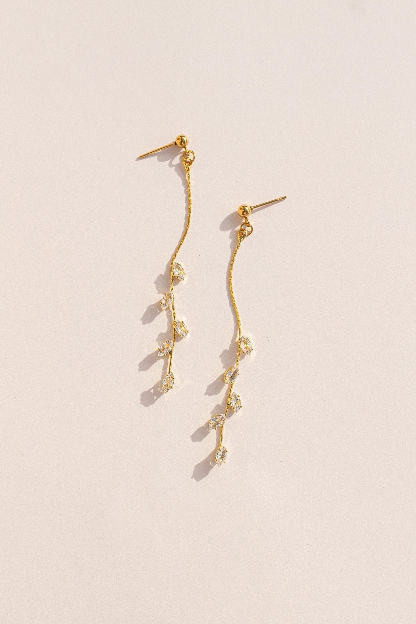 Long Daphne Dangle by Rose & Clay
