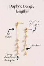 Long Daphne Dangle by Rose & Clay