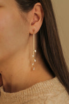 Long Daphne Dangle by Rose & Clay